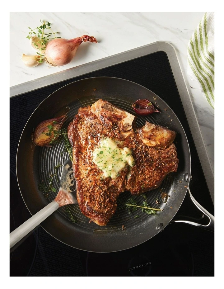 S-Series Nonstick Stainless Steel Induction Frypan 28cm image 2