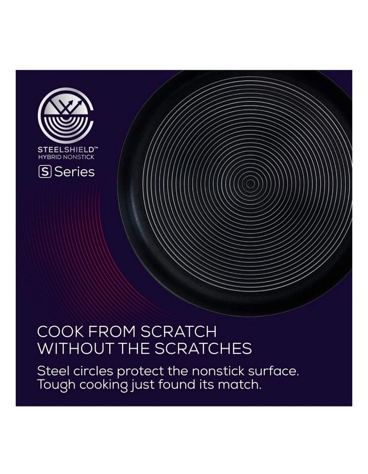 S-Series Nonstick Stainless Steel Induction Frypan Twin Pack 20cm/26cm image 3