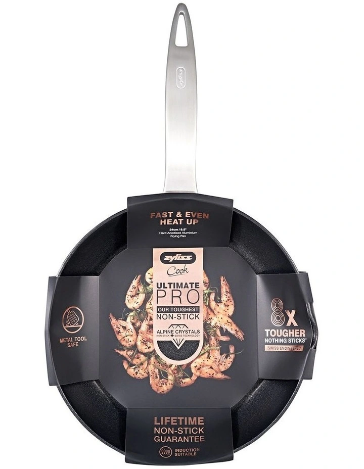 Ultimate Pro Frying Pan with spout 20cm in Black image 3