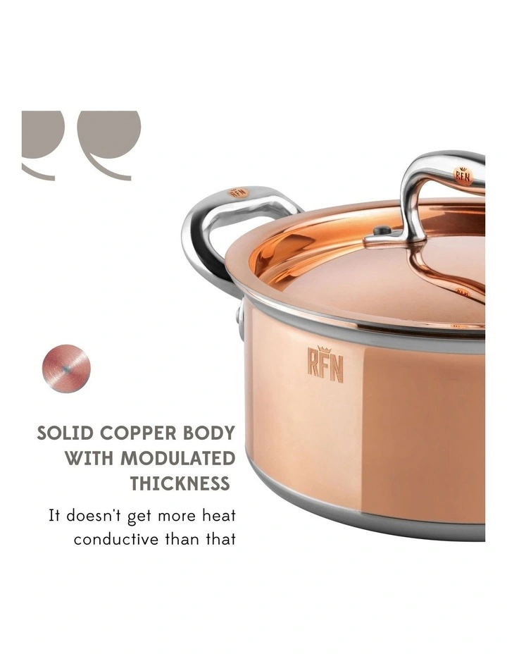 Con Classe Stainless Steel Induction Covered Soup Pot 20cm/2.8L image 5