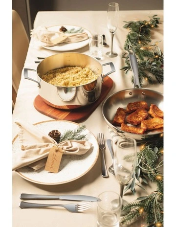 Grano Shalow Casserole 24cm/4.4L in Stainless Steel