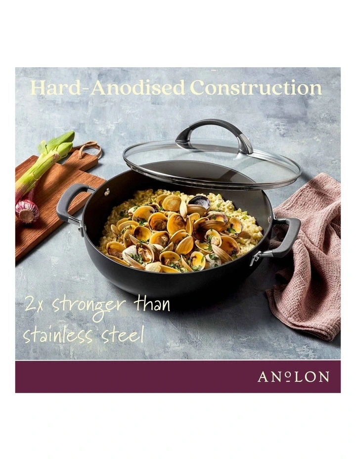 Endurance+ Nonstick Induction Covered Casserole 26cm/3.8L in Black image 4