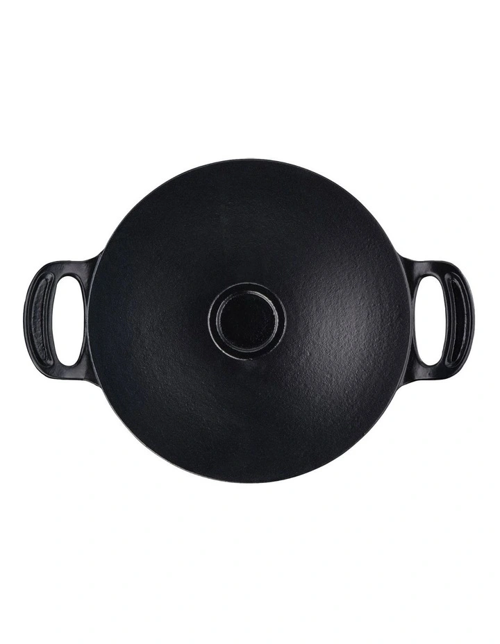 Induction Cast Iron Stewpot 24cm / 4.7L + in Black image 2