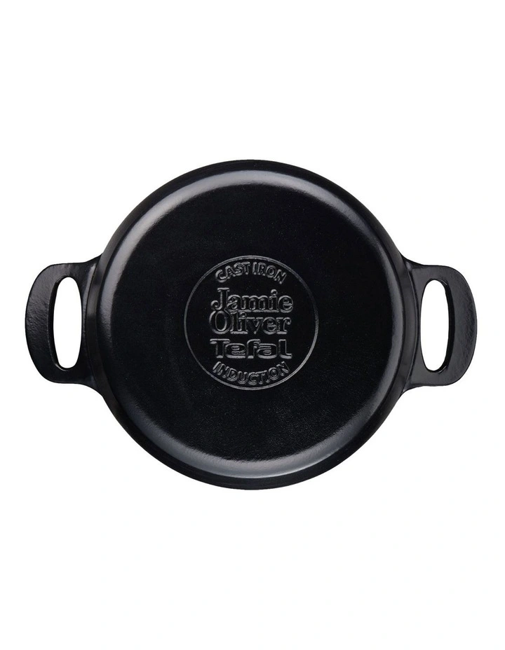Induction Cast Iron Stewpot 24cm / 4.7L + in Black image 3