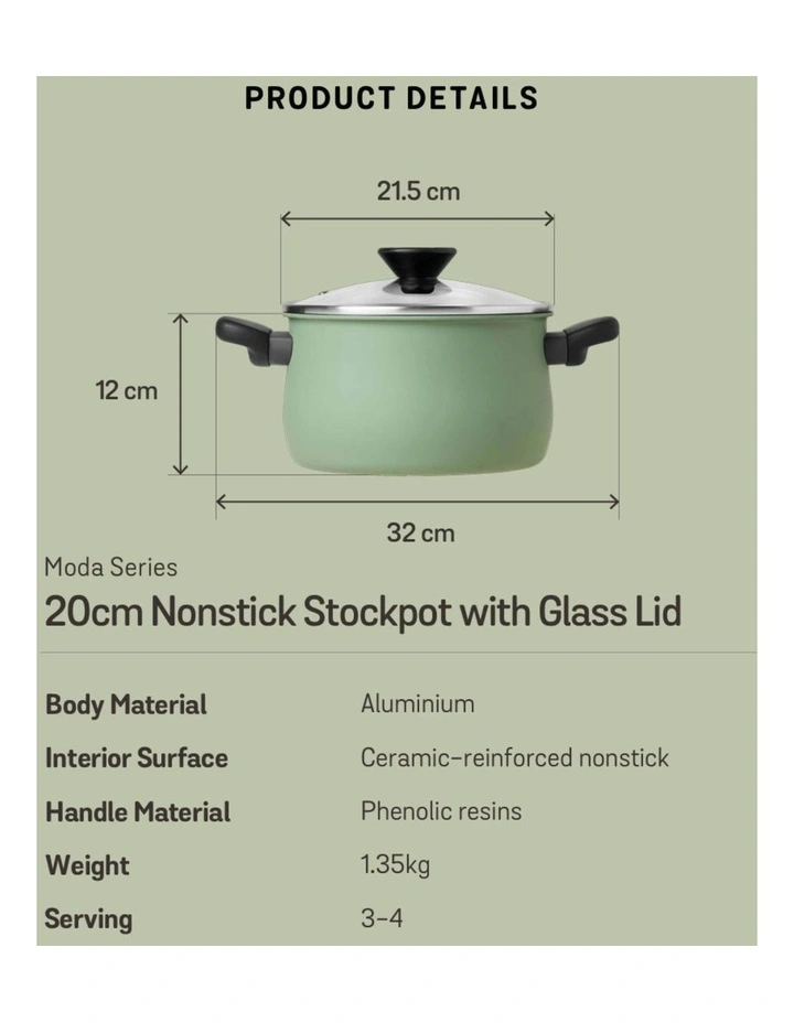 Meyer Moda Induction Covered Stockpot 20cm/3.8L image 6