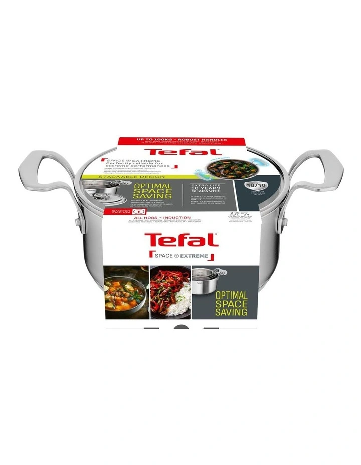 Space Extreme Induction Stewpot 20cm and lid in Silver image 5