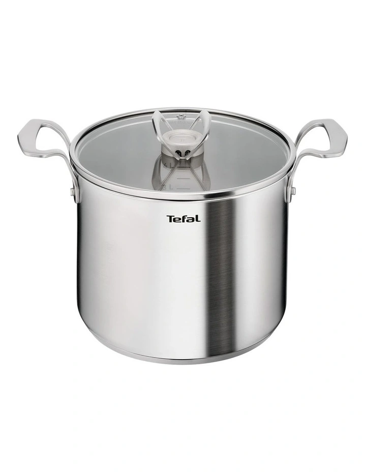 Space Extreme Induction Pasta Pot 22cm and Lid in Silver image 1