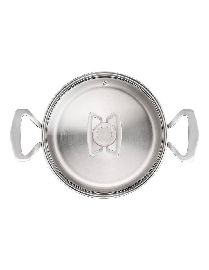 Space Extreme Induction Pasta Pot 22cm and Lid in Silver image 3