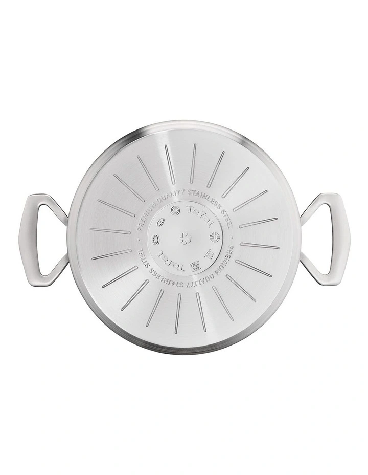 Space Extreme Induction Pasta Pot 22cm and Lid in Silver image 4