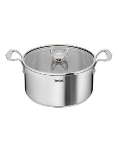 Space Extreme Induction Stewpot 24cm and lid in Silver