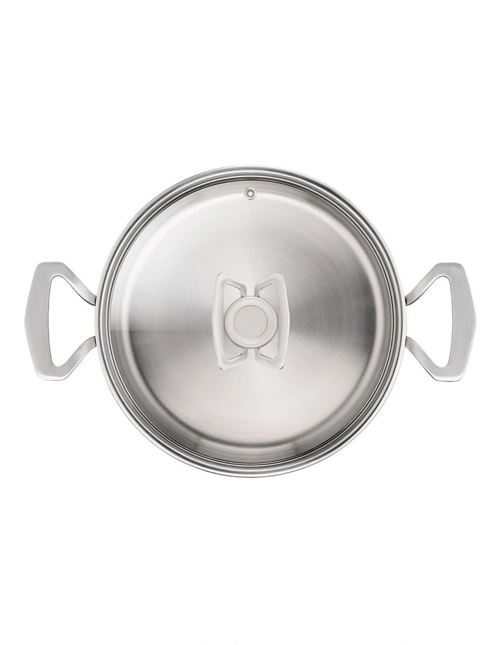 Space Extreme Induction Stewpot 24cm and lid in Silver image 3