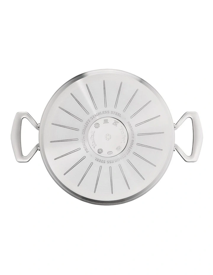 Space Extreme Induction Stewpot 24cm and lid in Silver image 4