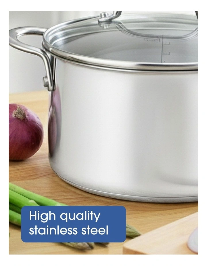 Essentials Stainless Steel Induction Covered Saucepot 20cm/3.8L in Silver image 4