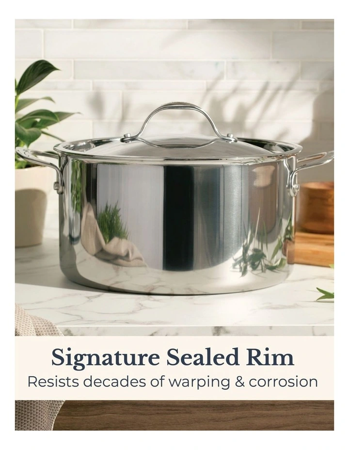 Everlast SS 26cm/7.6l Covered Stockpot image 4