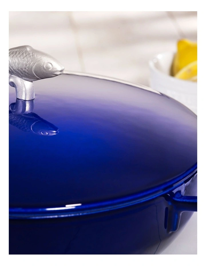 Bouillabaisse Pot 28cm/4.65L in Dark Blue image 2