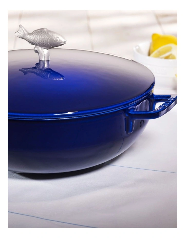 Bouillabaisse Pot 28cm/4.65L in Dark Blue image 3