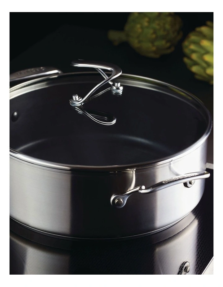 S-Series Nonstick Stainless Steel Induction Stockpot 30cm/7.1L image 3