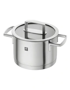 Vitality Stock Pot 16cm in Silver