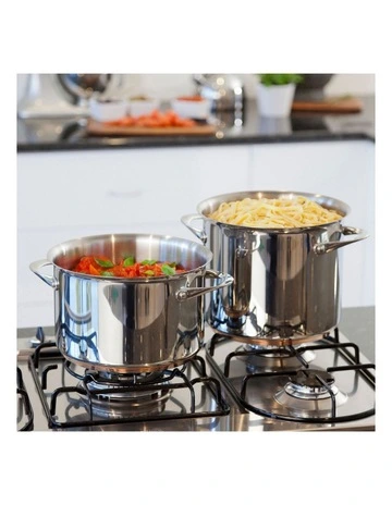 Per Vita Copper Base Stainless Steel Induction Covered Stockpot 24cm/7.1L