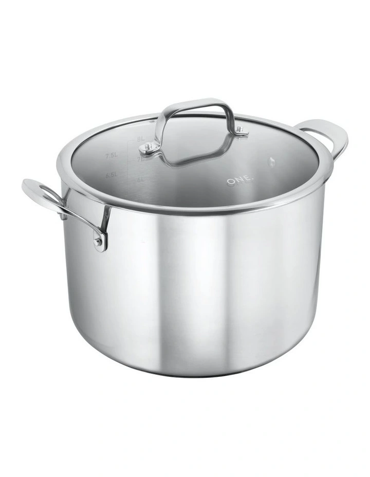ONE SS Stockpot with Lid 26cm/11L image 1