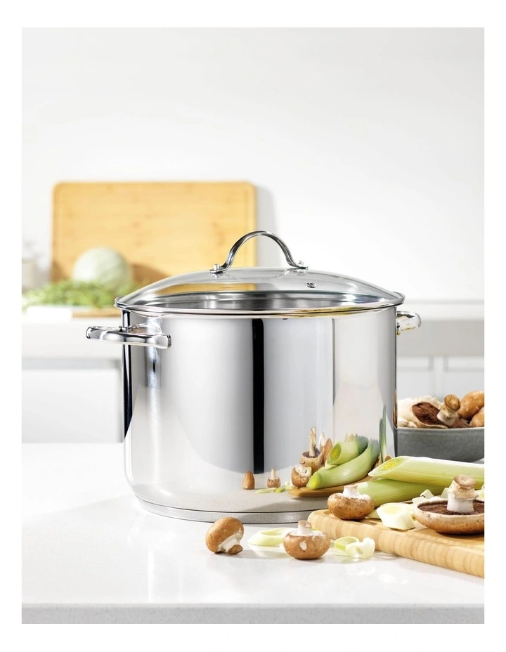 Essentials Stockpot with Lid 12.0L image 2