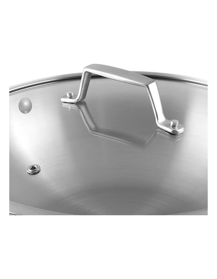 Tri-Ply Stainless Steel Casserole w/Lid 24cm image 5