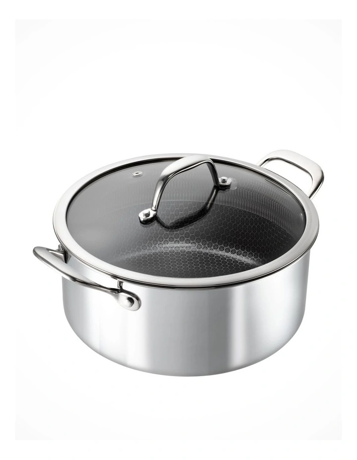 Sierra Etched Tri-Ply Casserole with Lid 24cm 4.6L image 1
