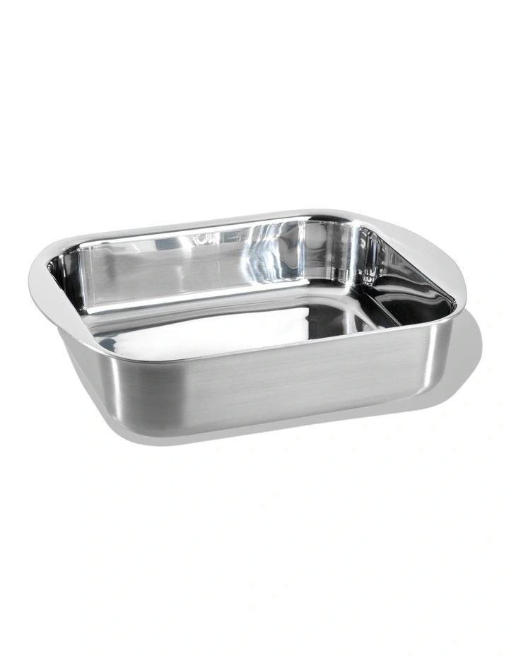 Tri-Ply Stainless Steel Roaster 37x28.5x8.5cm image 1