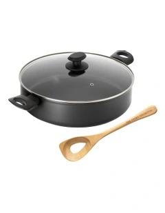 Flavours of The World Risotto Pan Set in Black