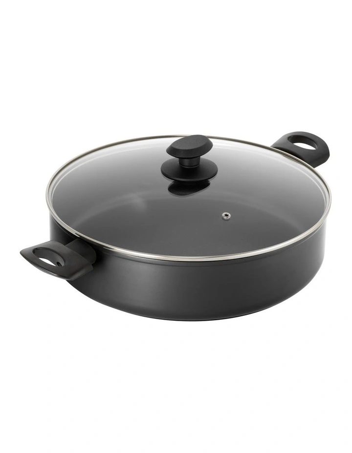 Flavours of The World Risotto Pan Set in Black image 3