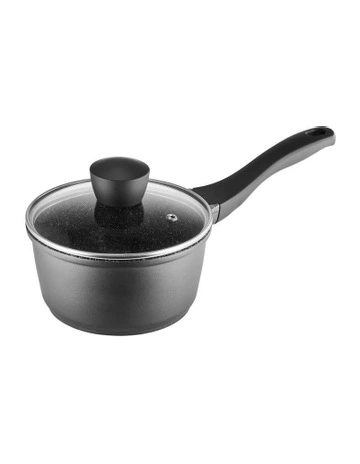 Classic Non-Stick Saucepan with Lid 20cm/2.7L in Black