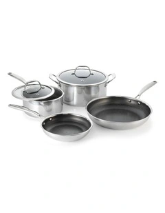 Sierra Etched Tri-Ply 4 Piece Cookset