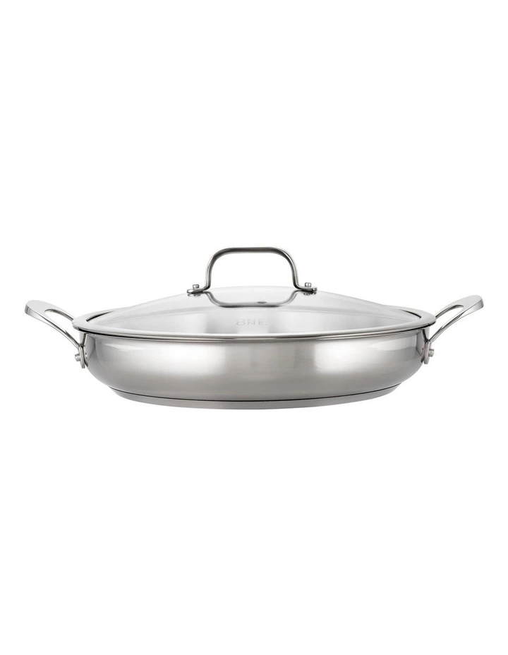 Stainless Steel Sautepan with Lid & 2 Side Handles 32cm/4.7L image 3