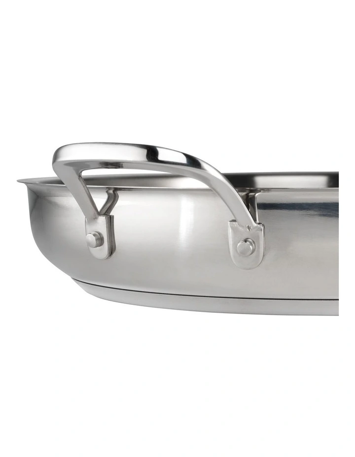 Stainless Steel Sautepan with Lid & 2 Side Handles 32cm/4.7L image 4