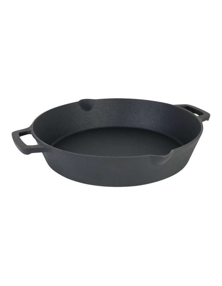Pre Seasoned 31.5cm Chef's Pan Black image 1