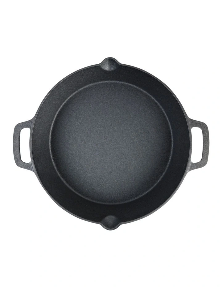 Pre Seasoned 31.5cm Chef's Pan Black image 1