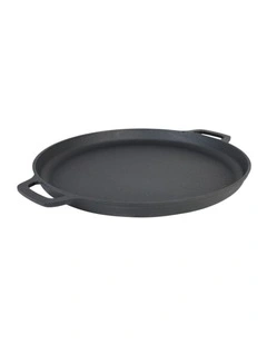 Pre Seasoned 35cm Pizza Pan Black