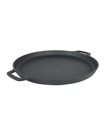 Pre Seasoned 35cm Pizza Pan Black