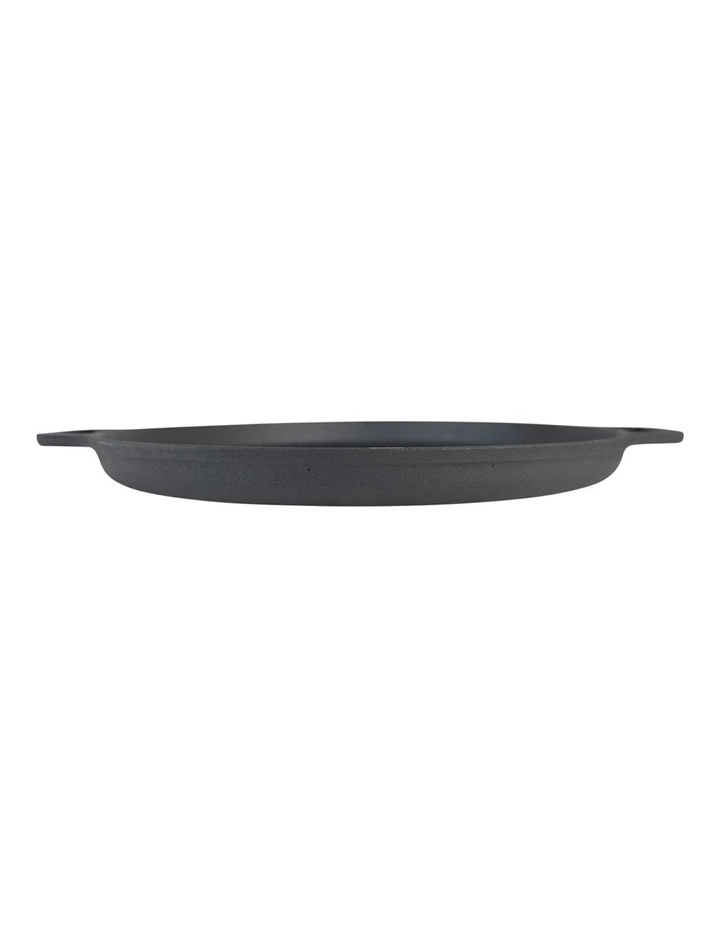 Pre Seasoned 35cm Pizza Pan Black image 2