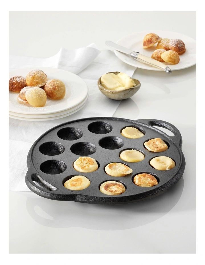 Flavours of the World Poffertjes Pan Set - Black image 2