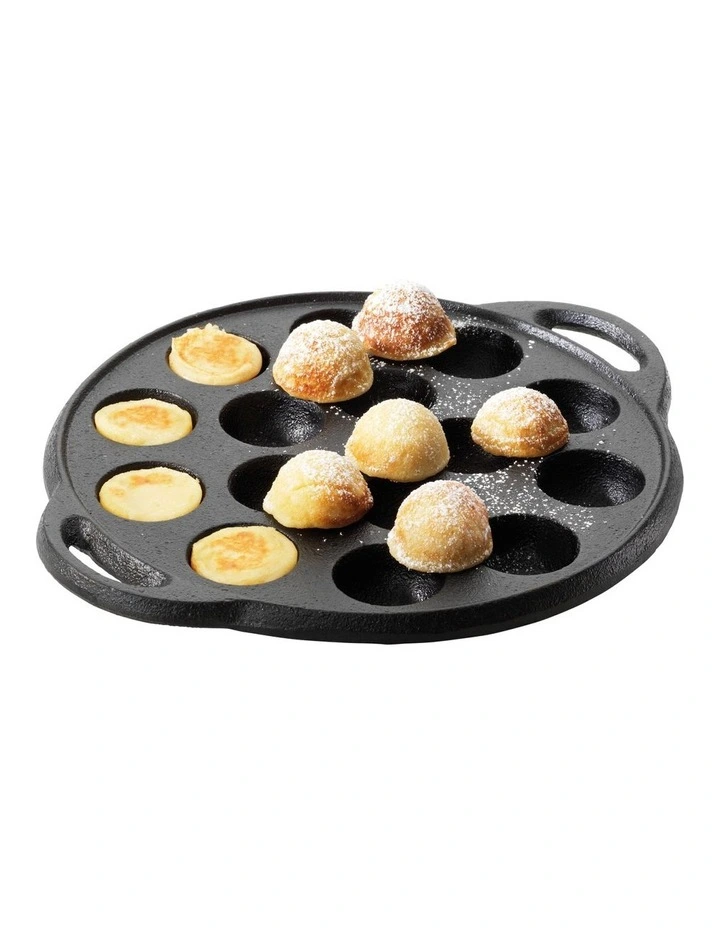 Flavours of the World Poffertjes Pan Set - Black image 3