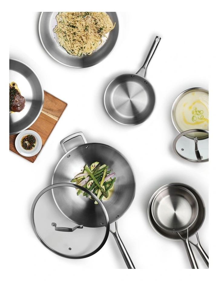 Tri-Ply Stainless Steel Frypan 20cm image 2