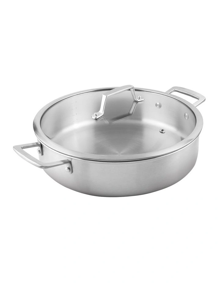 Tri-ply Stainless Steel Multi Pan w/Lid 30cm image 1