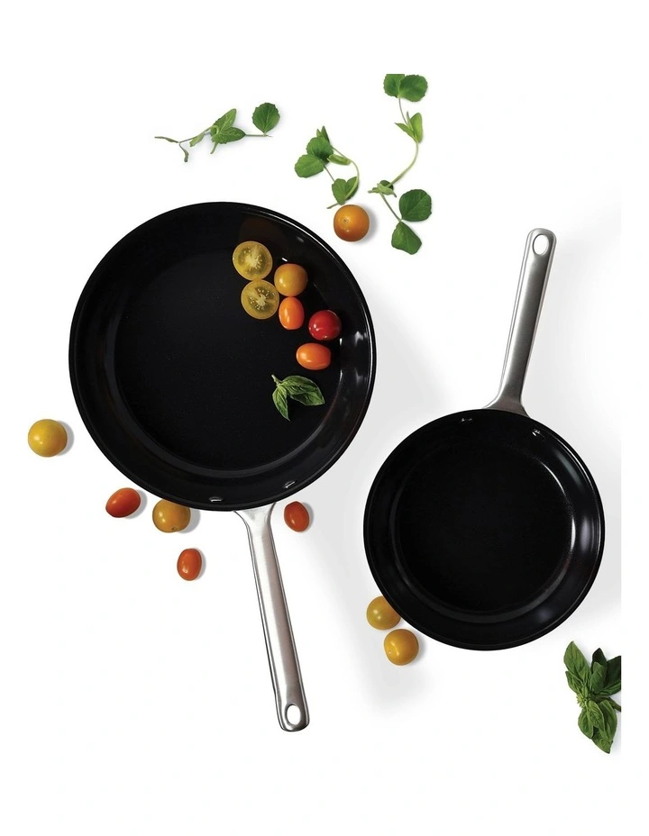 2-Ply Ceramic PFAS Free Frypan Twin Pack - 24cm & 28cm image 2