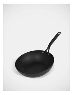Pre-Seasoned Carbon Steel Wok 30cm