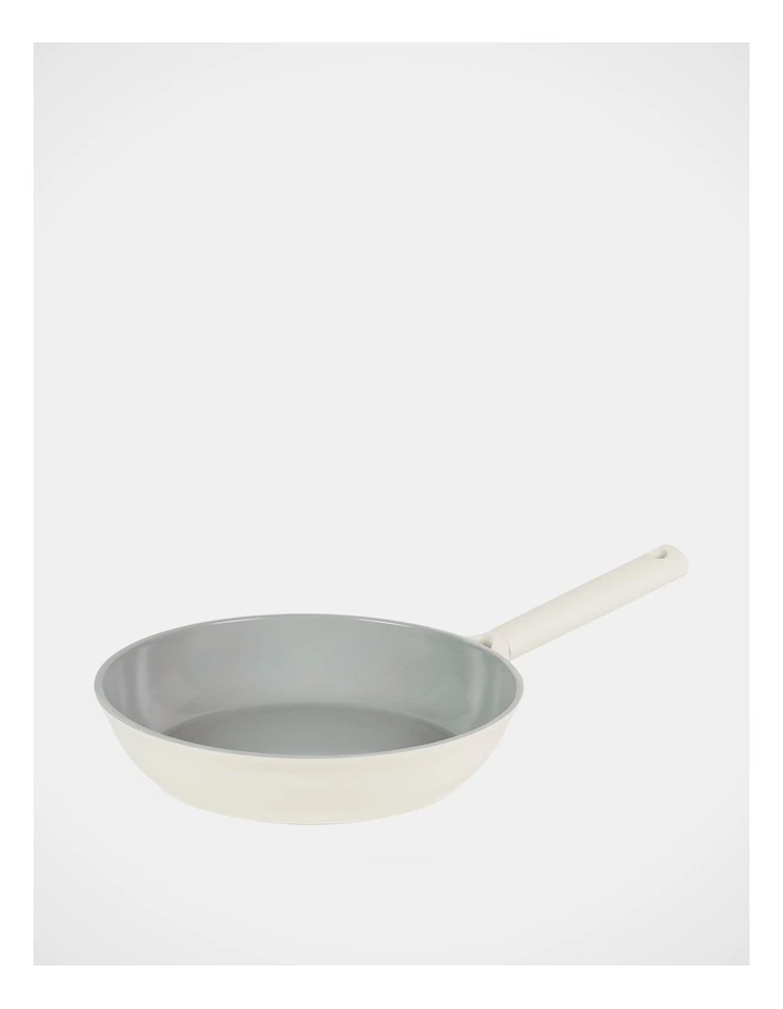 Ceramic 2pce Frypan Pack 24cm & 28cm - Cream image 2