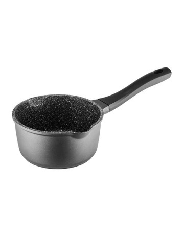 Classic Milk Pan with Spouts 16cm in Black