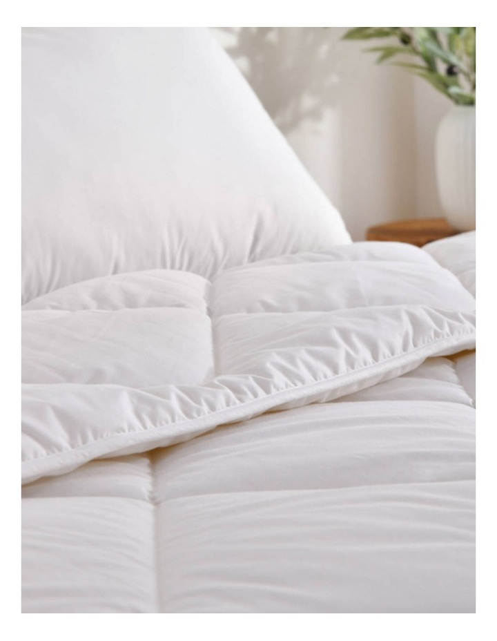 Everyday Wool Quilt in White image 2