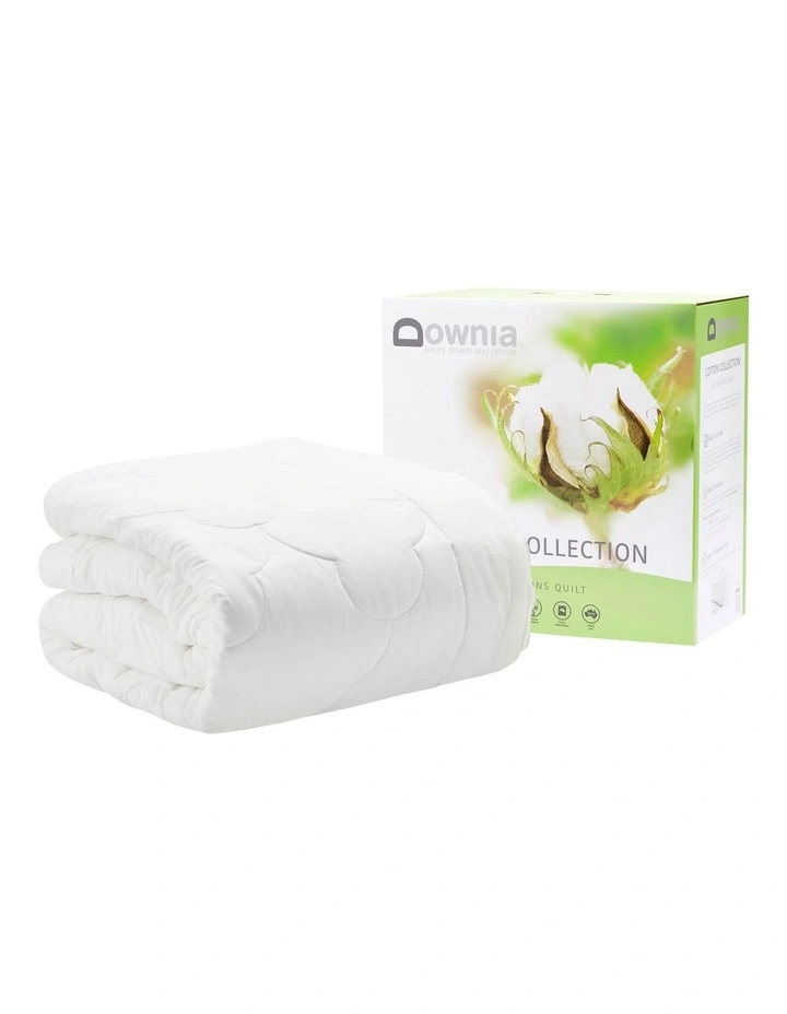 Cotton Collection All Seasons Quilt in White image 3