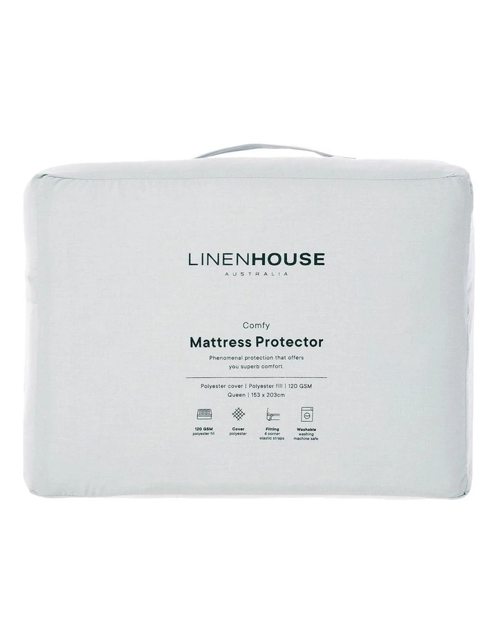 Comfy Mattress Protector in White image 3